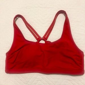 Red bikini top